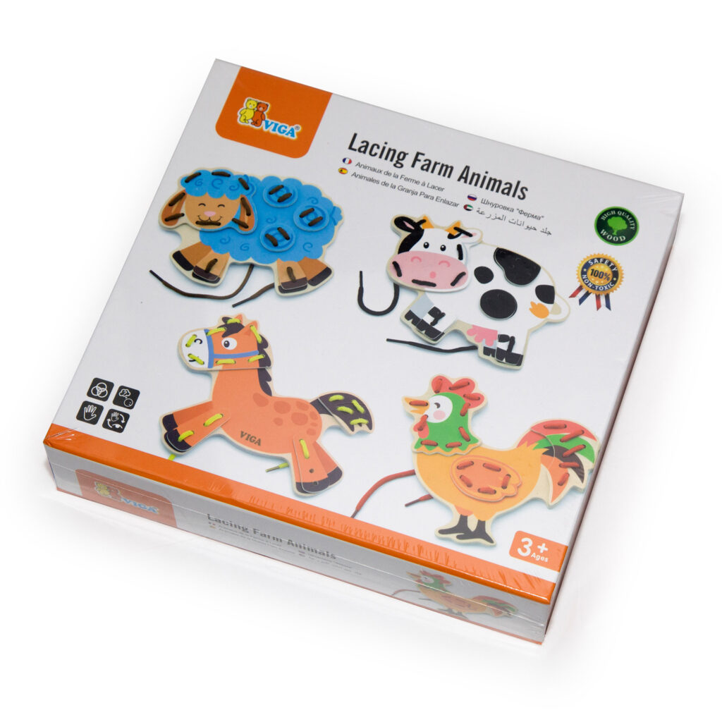 Кутия с Животните от Фермата на връзки-образователни играчки-bellamie