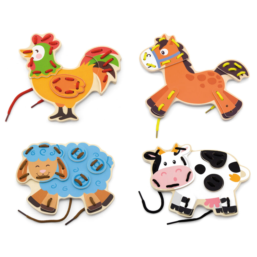 Животните от Фермата на връзки-образователни играчки-bellamie