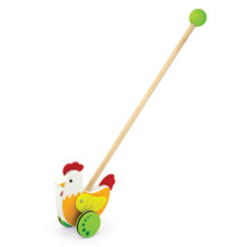 Дървена буталка Петел- дървени проходилки и буталки от Viga toys-bellamiestore