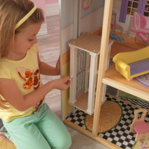 Дървена куклена къща Кайли от KidKraft - детска играчка за момичета - Bellamie