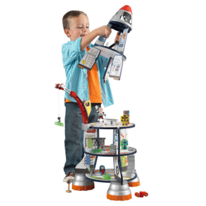 KidKraft - дървена играчка за момчета - Космическа ракета(2)-bellamie