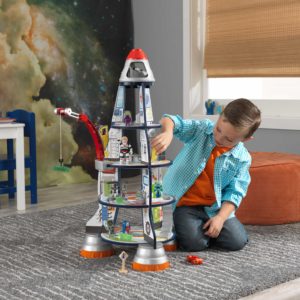 KidKraft - дървена играчка за момчета - Космическа ракета(4)-bellamie