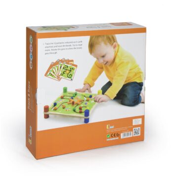 Образователна игра за проследяване - Трак- дървени образователни играчки от Viga toys(2)-bellamiestore