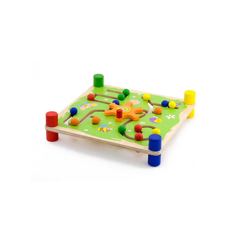 Образователна игра за проследяване - Трак- дървени образователни играчки от Viga toys(2)-bellamiestore