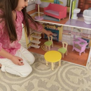 Красива дървена къща за кукли - Попи на Kidkraft- дървени ролеви играчки(5)-bellamiestore