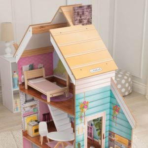 KidKraft дървена къща за кукли Жулиет-детски дървени играчки за момичета(2)-bellamiestore