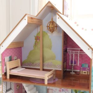 KidKraft дървена къща за кукли Жулиет-детски дървени играчки за момичета(6)-bellamiestore