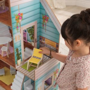 KidKraft дървена къща за кукли Жулиет-детски дървени играчки за момичета(5)-bellamiestore