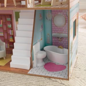 KidKraft дървена къща за кукли Жулиет-детски дървени играчки за момичета(4)-bellamiestore