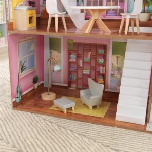 KidKraft дървена къща за кукли Жулиет-детски дървени играчки за момичета(3)-bellamiestore