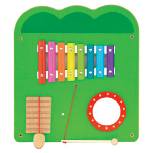 Дървена играчка за стена голяма - Крокодил-подходяща за детски градини и ясли от Viga toys(4)-bellamiestore