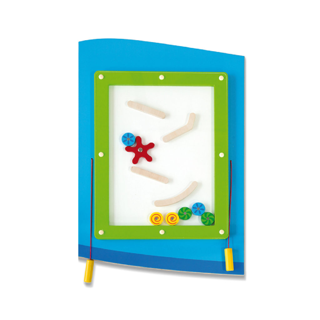 Дървена играчка за стена - Самолет от Viga toys- подходяща за детски градини и ясли(1)-bellamiestore