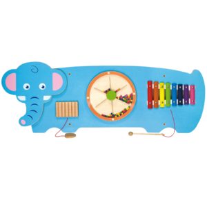 Дървена образователна играчка за стена - Слон- подходяща за детски градини и ясли от Viga toys(1)-bellamiestore