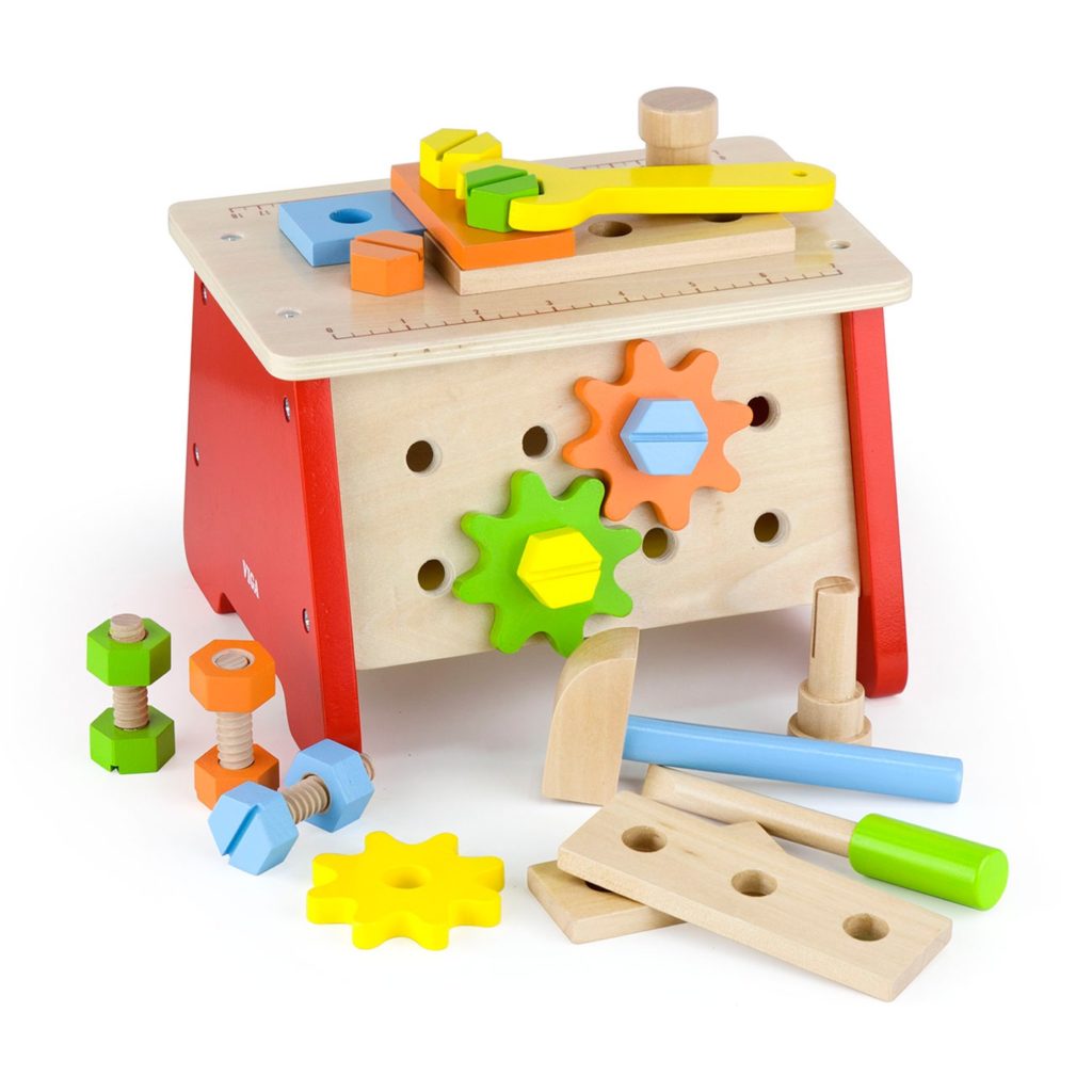 Детска дървена работилница - куфар с инструменти от Viga toys-bellamiestore