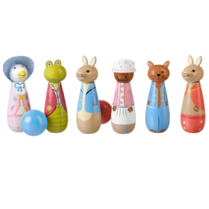 Детски дървен боулинг -Зайчето Питър - Orange Tree Toys - дървени играчки(11)-bellamiestore