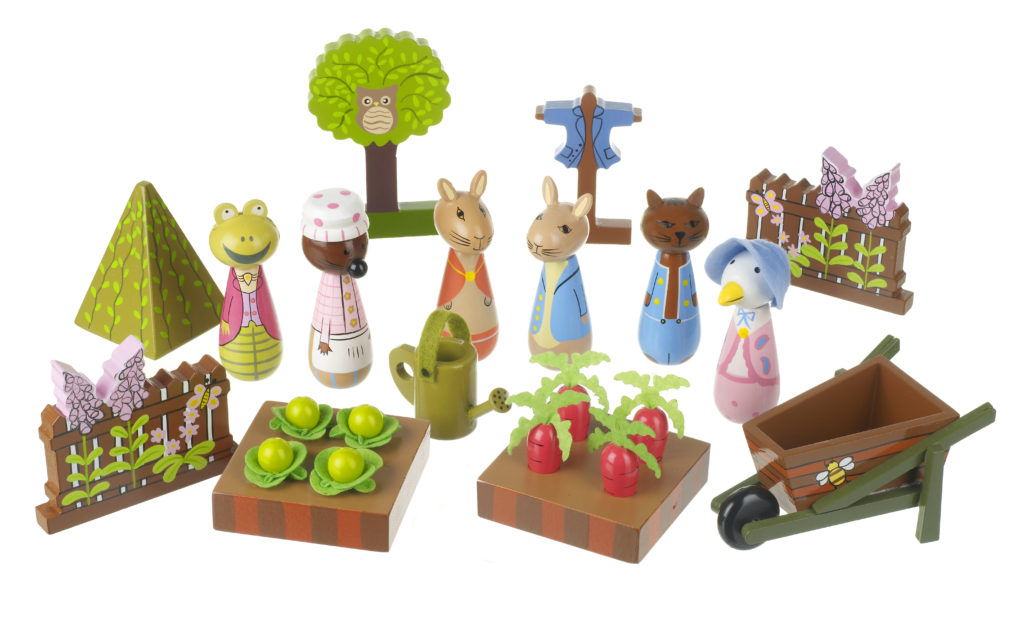 Детски дървен комплект за игра - градината на г-н Макгрегъри от Orange Tree Toys - дървена играчка - Беллами