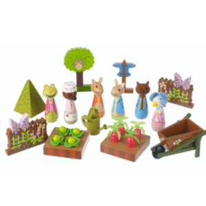 Детски дървен комплект за игра - градината на г-н Макгрегъри от Orange Tree Toys  (6)-bellamiestore