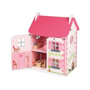 Дървена къща за кукли - Роза от Janod - дървена играчка(4)-bellamiestore