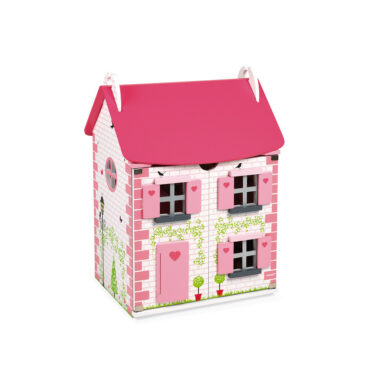 Дървена къща за кукли - Роза от Janod - дървена играчка(1)-bellamiestore