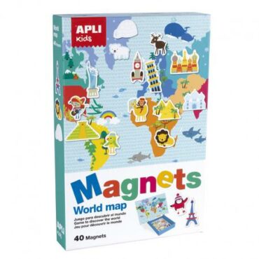 Карта на света - образователна игра с магнити от Apli Kids - образователни играчки(1)-bellamiestore