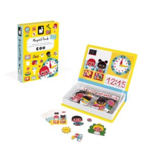 Магнитна образователна игра- Да научим часовника - образователни играчки от Janod-bellamiestore