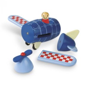 Детска дървена играчка самолет- детски играчки за момчета от Janod-bellamiestore