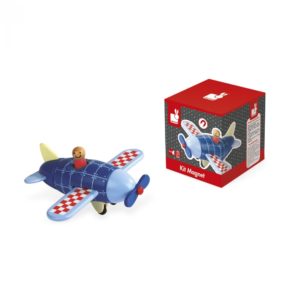 Детска дървена играчка самолет- детски играчки за момчета от Janod(3)-bellamiestore