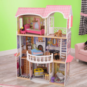 Куклена къща с обзавеждане - Магнолия от Kidkraft -дървена играчка - Bellamie