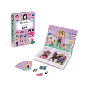 Магнитна образователна игра-облечи момичетата от Janod- детски играчки-bellamiestore