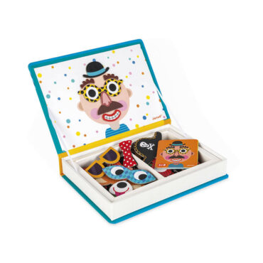 Магнитна образователна игра-смешни лица - детски играчки от Janod-bellamiestore