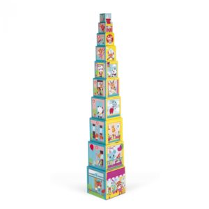 Пирамида от детски кубчета - Приятели в града от Janod - детски играчки(3)-bellamiestore