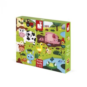 Пъзел за деца осезание - Живота в фермата - детски играчки от Janod(3)-bellamiestore