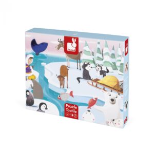 Пъзел за деца осезание - Живота в леда - детски играчки от Janod(3)-bellamiestore