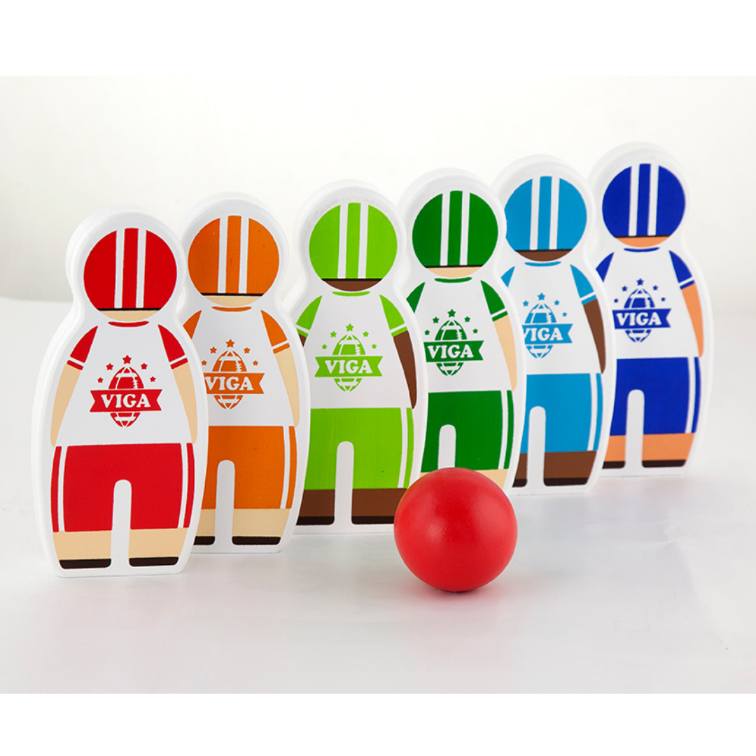 Детски боулинг - дървена играчка от Viga toys-bellamiestore