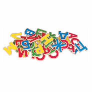 Дървени магнитни букви- българската азбука - образователни играчки от Беллами-bellamiestore