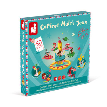 Кутия с 50 настолни състезателни игри- детски образователни играчки от Janod(1)-bellamiestore