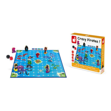 Стратегическа настолна игра - Луди Пирати - детски играчки от Janod(5)-bellamiestore