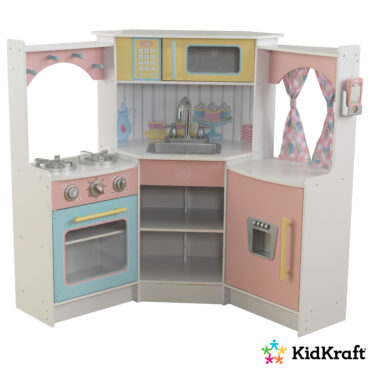 Делукс детска ъглова кухня от Kidkraft - дървена играчка - Bellamie