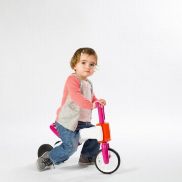 Bunzi детско баланс колело в розово от Chillafish(4)-bellamiestore