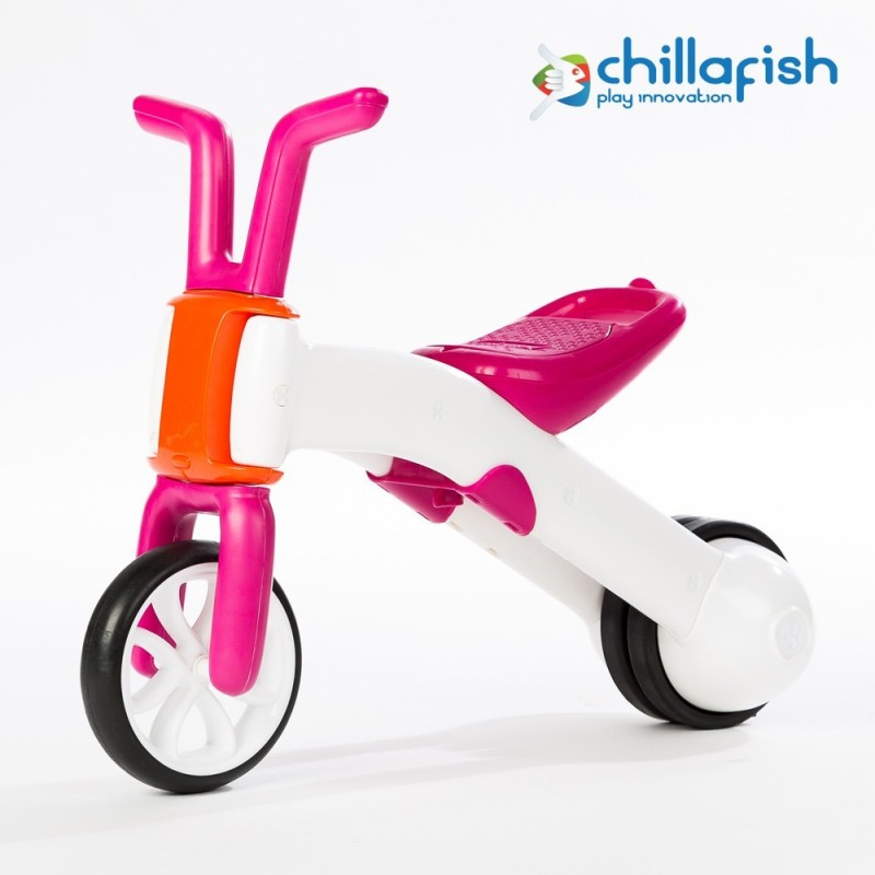 Bunzi детско баланс колело в розово от Chillafish(1)-bellamiestore