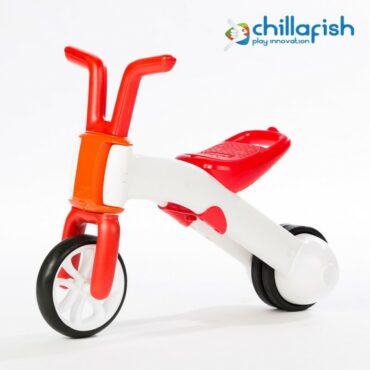 Bunzi детско колело за балансиране в червено от Chillafish-bellamiestore