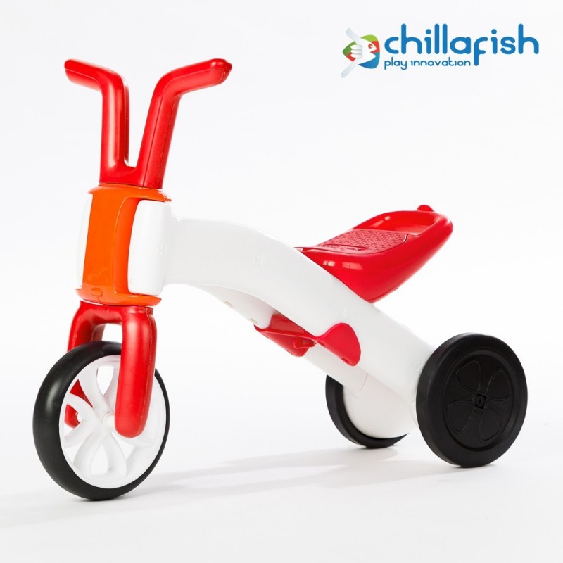 Bunzi детско колело за балансиране в червено от Chillafish(2)-bellamiestore