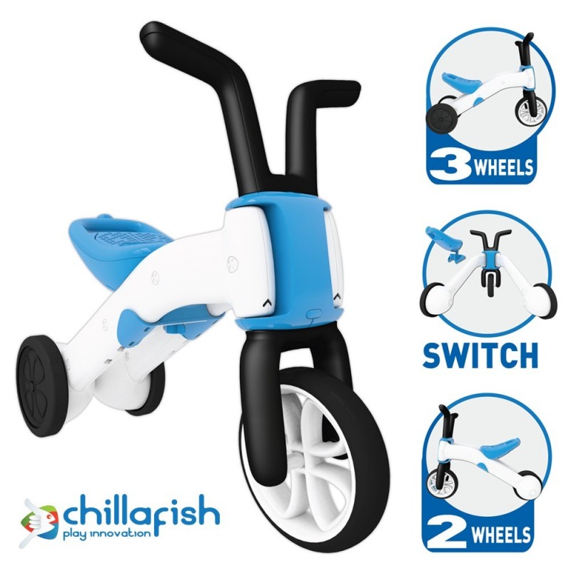Bunzi детско колело за балансиране в син цвят от Chillafish(4)-bellamiestore