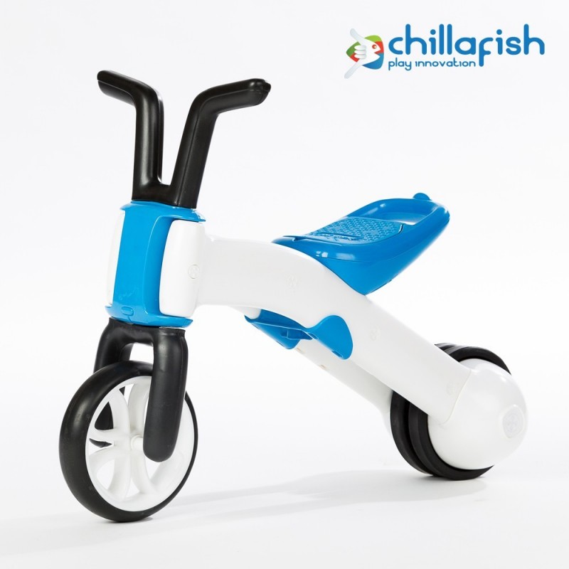 Bunzi детско колело за балансиране в син цвят от Chillafish(3)-bellamiestore