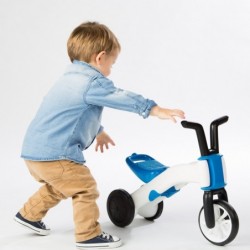 Bunzi детско колело за балансиране в син цвят от Chillafish(2)-bellamiestore