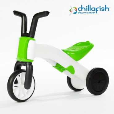 Bunzi детско колело за баланс в зелено от Chillafish(4)-bellamiestore