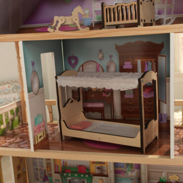 Дървена куклена къща Карлота от KidKraft - дървена играчка - Bellamie