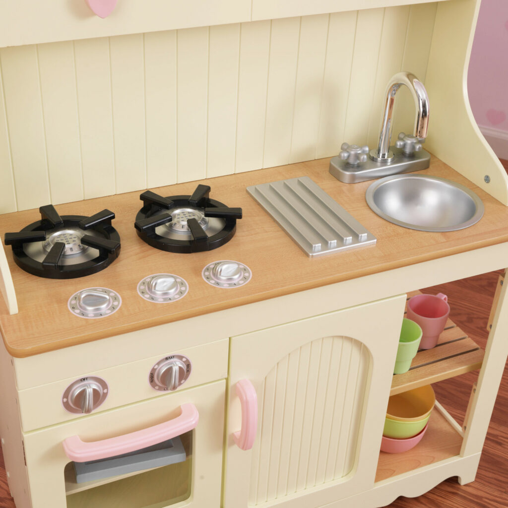Детска винтидж дървена кухня от Kidkraft - дървена играчка - Bellamie
