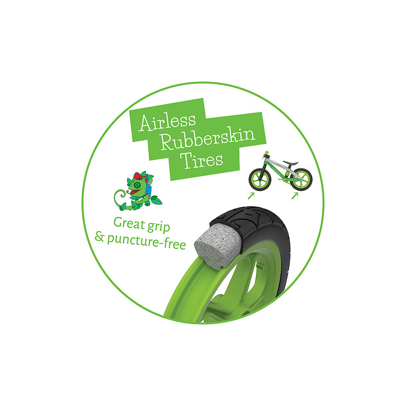 Детско колело за балансиране в зелено серия BMXie2 от Chillafish-bellamiestore
