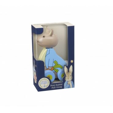 Дървена играчка за дърпане Зайчето Питър от Orange tree toys(2)-bellamiestore
